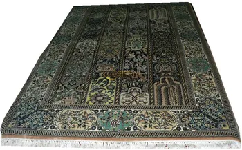 обичай Копринен килим Персийски и Ориенталски Килими тъкани Одеяло Подарък 1