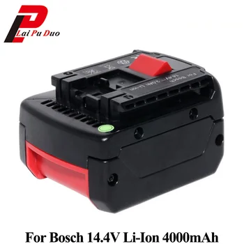 14,4 v 3,0 Ah/4,0 Ah литиево-йонна акумулаторна батерия за електроинструменти на Bosch: BAT607, 2607336318, BAT614, BAT607G, GSR14.4-Li, BAT614G 1