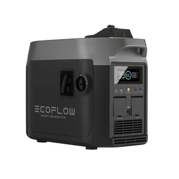 ECOFLOW Smart Generator 4L Безоловен Бензин Слънчев Електрически Генератор 1800 W Изход ac LCD екран Интегрира безпроблемно с ДЕЛТА Pro / Max 1