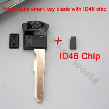 5 бр./лот За Suzuki SX4 Vitra Swift Smart Поставете Ключ на Нож С ID46 Транспондер Чип 1