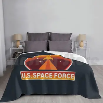 Ретро одеяло на Космическите Сили За разтегателни Дивана Force Шесто отделение на Космическите сили на САЩ 1
