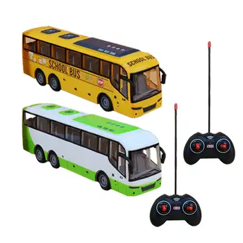 Радиоуправляемая Играчка за училищен автобус със Звуков и Светлинен Превозно средство за Момчета и Момичета, Малки Деца 1