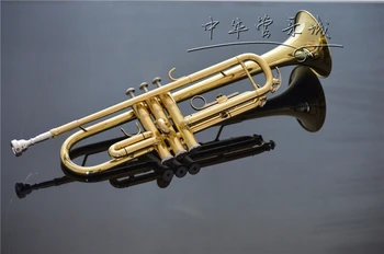 Нов MFC Bb Тръба TR-200 Златен Лак Музикални Инструменти Професионални Тръби Студент В Комплект Калъф Мундщука Аксесоари 2