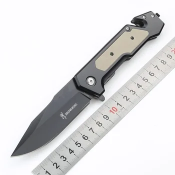 Открит нов Многофункционален Тактически Сгъваем Нож Преносим Ножове за Самозащита Див Оцеляване Сигурност Джобен Инструмент EDC 2