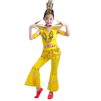 Songyuexia момиче Авалокитешвара костюми детски костюми за възрастни класически танц национален танц Тайланд дамски дрехи 2