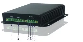 ArtNet до SPI пиксельному контролер осветление; изход 4 * SPI; поддържа WS2811 /WS2812/SK6812 /TM1809/TM1812 /UCS1909/UCS1912/UCS2909/UCS2912 2