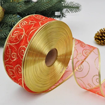 Направи си САМ Конци, Ленти за Опаковане на Цветен Букет Панделки за Коса Коледно Дърво Сватба Облекло Чанта Подарък Кутия 