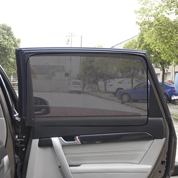 Магнитен Авто Козирка С Защита От Uv Автомобили Завеса Сенника На Прозореца На Колата Странично Прозорец На Окото Козирка Лятна Защитна Прозорец Филм 2