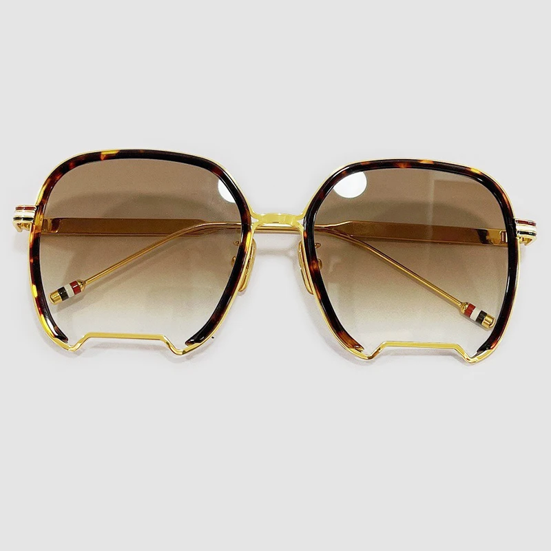 2022 Дамски Модни Квадратни и Кръгли Слънчеви Очила Маркови Дизайнерски Луксозни Слънчеви Очила с UV400 Oculos De Sol Изображение 1