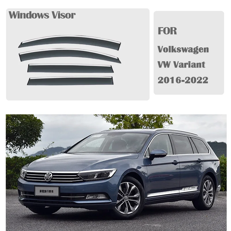 ЗА Volkswagen VW Variant 2016-2022 Прозорец Очила за Защита От Дъжд на Прозореца Дъждобран Дефлектор Тента Щит Вентилационна Защита Аксесоари Изображение 1