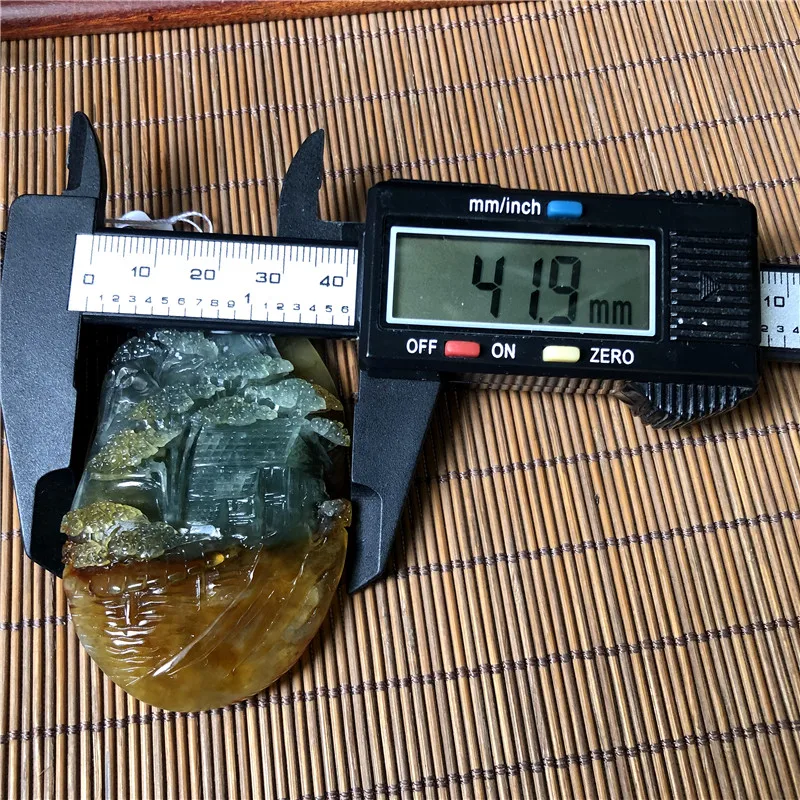 Натурален нефрит xiuyu ръчно изработени нефритовая рибка нефритовая окачване jadeite нефрит украса нефрит колиета, бижута колие нефритовое Изображение 1