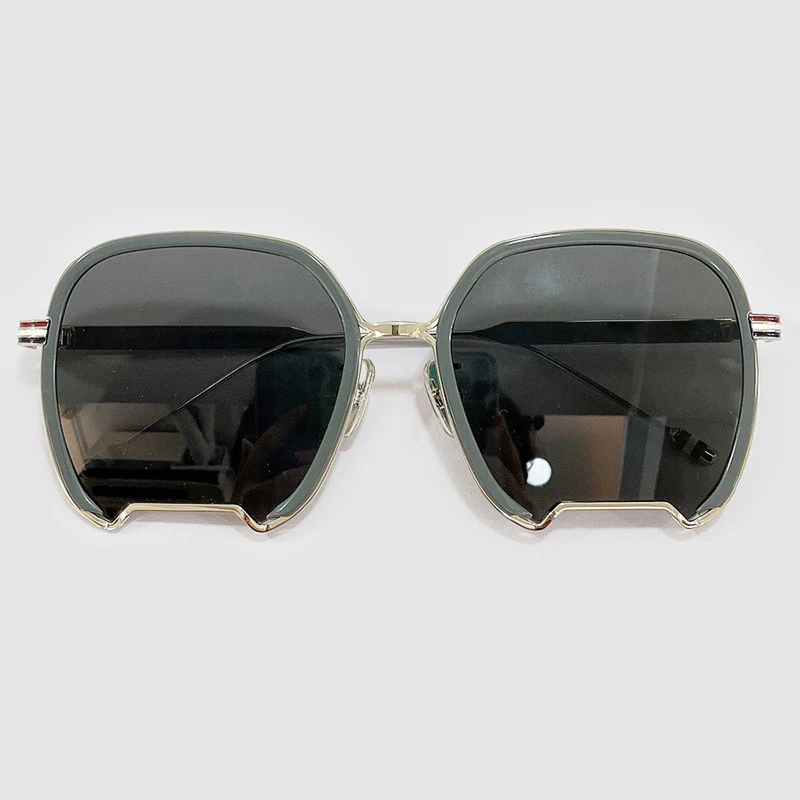 2022 Дамски Модни Квадратни и Кръгли Слънчеви Очила Маркови Дизайнерски Луксозни Слънчеви Очила с UV400 Oculos De Sol Изображение 2