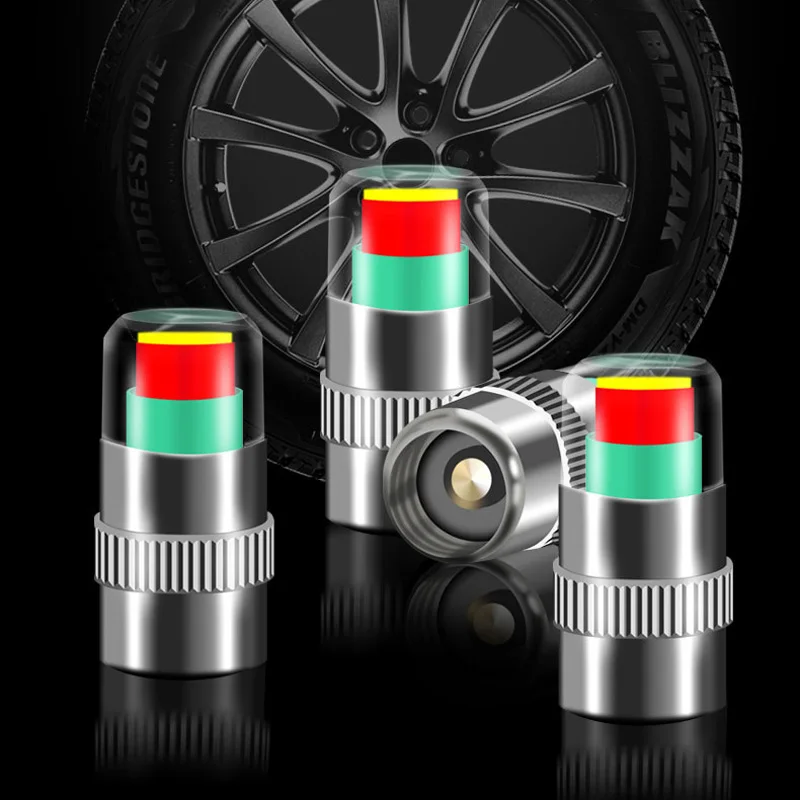 4 БР./Автомобилен Вентил за контрол на налягането в гумите, Сензор за налягането в гумите, Предупредително Устройство за BMW 1 2 3 4 5 6 7 серия X1 X3 X4 X5 X6 E60 Изображение 2