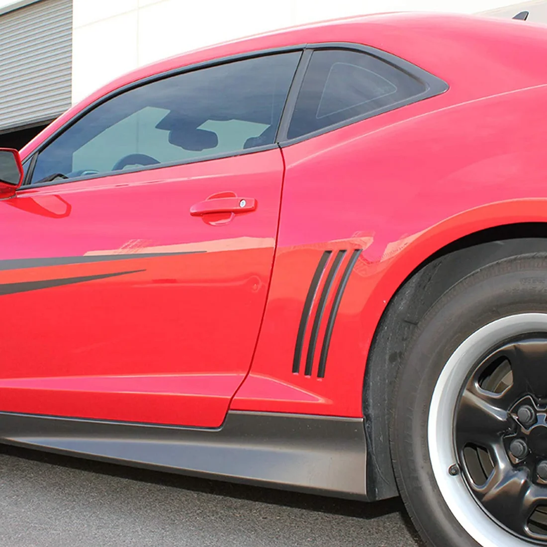 Моделът L & R Странична Вентилационна Поставяне На Лента, Стикер Стикер от Въглеродни Влакна за Chevrolet Camaro 2012 2013 2014 2015 Аксесоари Изображение 2