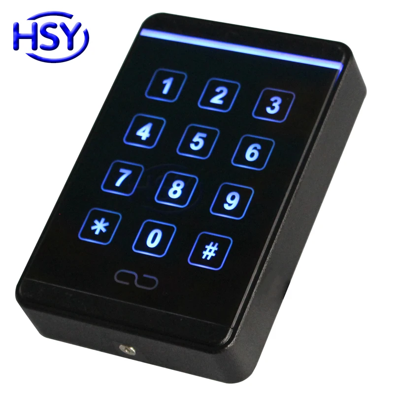 Нов Водоустойчив Калъф за Контрол на достъпа 13,56 Mhz HF MF Четци на Клавиатурата 125 khz EM ID Карта на Безконтактен RFID Четец Изображение 2
