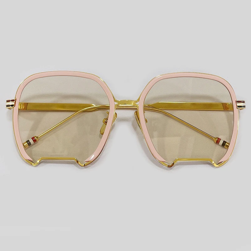 2022 Дамски Модни Квадратни и Кръгли Слънчеви Очила Маркови Дизайнерски Луксозни Слънчеви Очила с UV400 Oculos De Sol Изображение 3