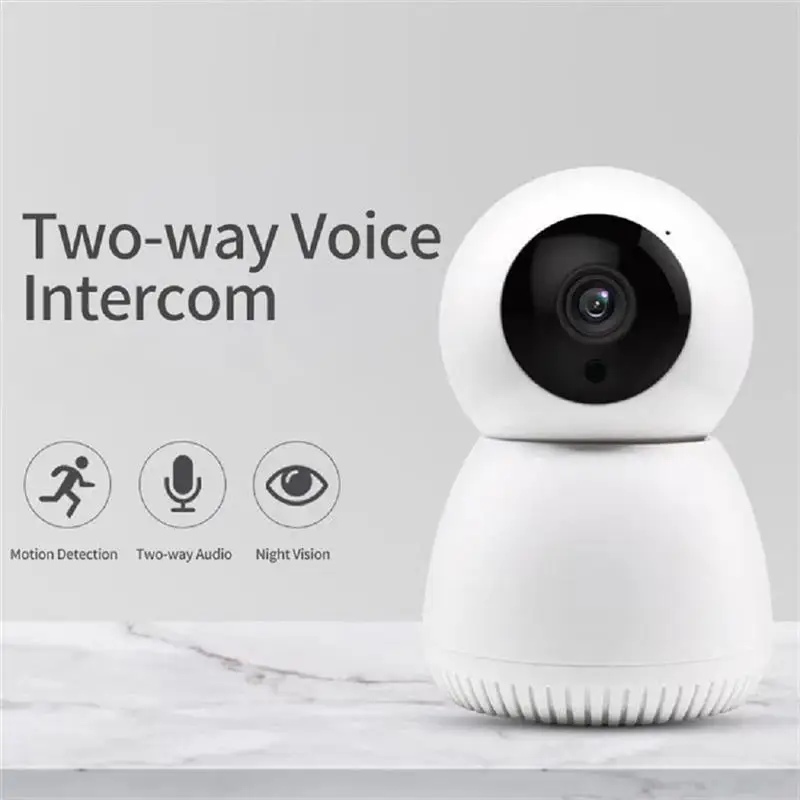 2022 Мини-Камера, WIFI Камера 720P Ip Камера за Нощно Виждане Защита на Сигурността на Умен Дом Камера за Видеонаблюдение Автоматично Проследяване Изображение 3