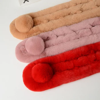 Разпродажба! Зайо дълги висококачествени зимни полу-отворена дебели ръкавици с ръкави на пръст от изкуствена корейски кожа плюшено стил топло < Аксесоари за облекло ~ Lopenpyoraliike.fi 11