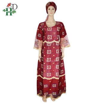H & D африканска облекло за жени, традиционен плюс размера на африканска облекло Южна Африка, за дамски макси рокли дашики дълга рокля гел прическа 1