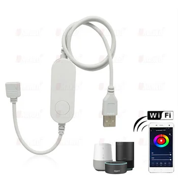 5 В USB Bluetooth 4.0 за RGB Led Лампа Дистанционно Управление 5 За 24 Мини Безжична wifi Регулатори За RGB 3528 smd 5050 Светодиодна Лента ТЕЛЕВИЗИЯ Осветление