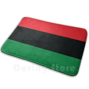 Черен Флаг Освобождаване Килим Мат Мат Възглавница Мек Черен Флаг Освобождаване Панафриканский Флаг Флаг Унии Афроамериканский Флаг 1