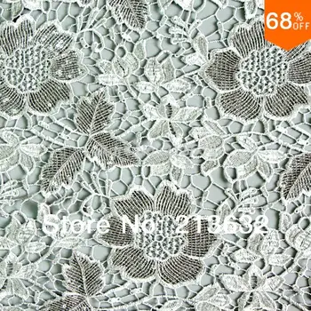 POs29 -10 текстил млечен коприна бродерия плат Дрехи на едро начало текстилни тъкани бродирани тъкани дизайнерски открийте най-Добрата прежда 1