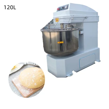 Спирален миксер с голям капацитет 120Л/промишлен тестото миксер/смесител брашно оборудване, машини за хляб 1
