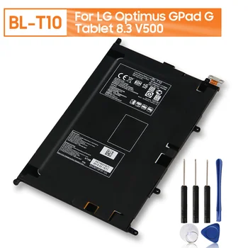 Преносимото Батерия BL-T10 За LG Optimus G Pad G Tablet 8.3 V500 BL-T10 Взаимозаменяеми Батерия За Телефона 4430 ма 1