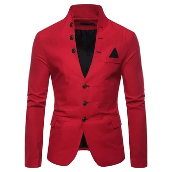 Разпродажба! Men ' S Suite Vest Stand Collar Double Breasted Steampunk Waistcoat мъжки елек < Мъжки дрехи ~ Lopenpyoraliike.fi 11