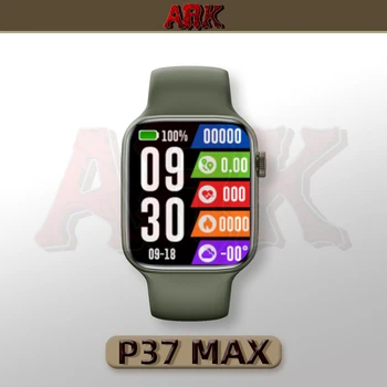 P37 Max Оригинални Смарт Часовници За Мъже С NFC Циферблат От Неръждаема Стомана, Безжична Зареждане, Женски Умни Часовници За OPPO Samsung PK M26 Plus P7 1