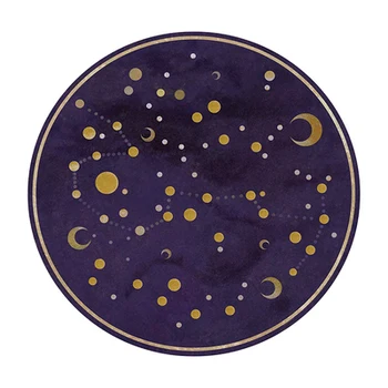 Килим Constellation в Скандинавски стил, Кръгла, Детски Спални, Нескользящий Мека Подложка 1