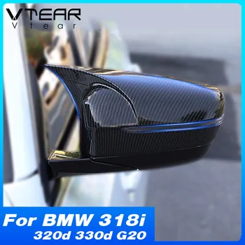 Vtear Автомобилно Огледало за Обратно виждане Рамка на Кутията Украса Външно Покритие Против Надраскване Аксесоари резервни Части За BMW 318i 320d 330d G20 2021