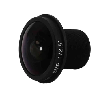 HD fish eye обектив за видеонаблюдение 5MP 1,8 мм M12 * 0.5 на закрепване на 1/2.5 F2.0 180 градуса за камера видеонаблюдение камери за видеонаблюдение обективи 1