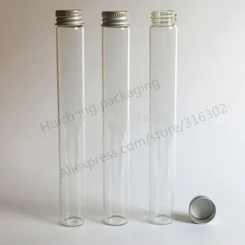 стъклена бутилка с винтова врата 200x45 мл с алуминиев капак, алкохолът стъклена тръба, винена стъклена тръба, стъклена бутилка за оцет