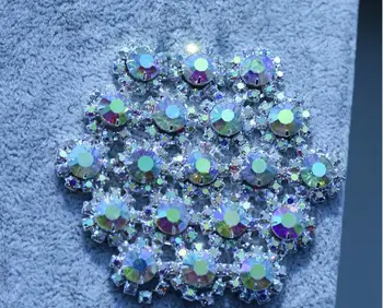 Разпродажба! Светъл колорадски топаз с кръгла форма, стъклена Crystal шият кристали с четири нокти Diy сватба облекло, бижута < Ушиване на дрехи и тъкани ~ Lopenpyoraliike.fi 11