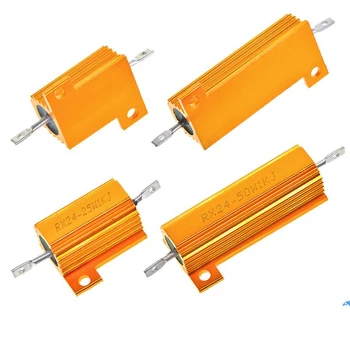 Резистор 0.1 R ~ 100R Wirewound повод мивки метал сила 300W алуминиев Wirewound Резистора 0.1 R ~ 100R 0.1 0.5 1 2 2.5 3 4 5 6 8 10 20 50 100 ом 2