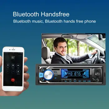 5009 12V Цветни Автомобилен MP3 Плейър Бързо Зареждане на Двойно USB Bluetooth Високоговорител Радиоплеер за Автомобили Автомобилен Мултимедиен Плеър 2