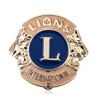 6,7/10,5 см Дрехи-високо качество на L LIONS International Хромирана Метална Емблема на Иконата Тотем Лого Стайлинг Автомобили Инсталиране на 3D Стикер Решетка Знак 2