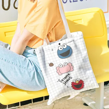 Холщовая чанта Дамска чанта за През Рамо в Японски Стил Студентски Универсална Чанта-Тоут Персонални Потребителски Холщовая чанта-Тоут Чанта 2