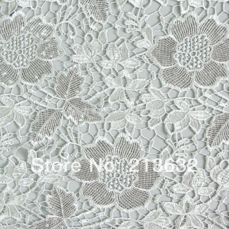 POs29 -10 текстил млечен коприна бродерия плат Дрехи на едро начало текстилни тъкани бродирани тъкани дизайнерски открийте най-Добрата прежда Изображение 3