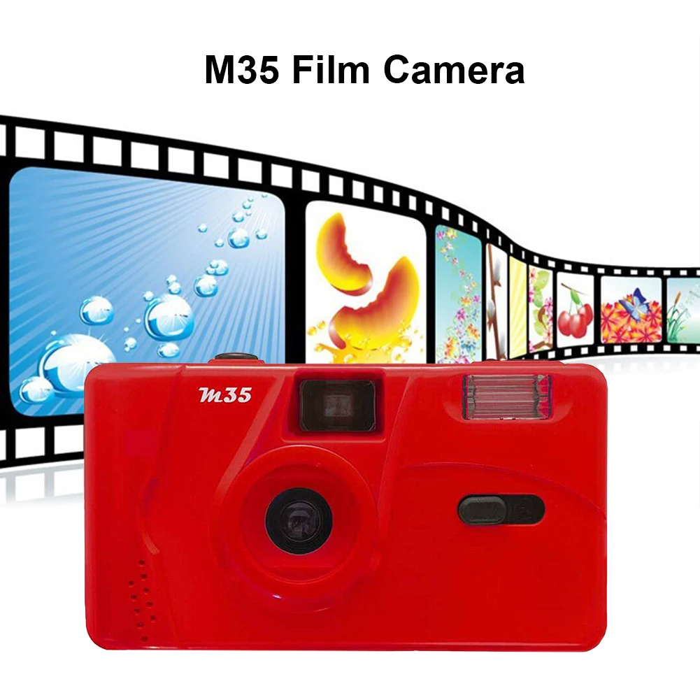 Реколта M35 35 мм Ръчно Функция за Еднократна употреба Многоцветен Ретро-Филм Машина за Еднократна употреба Ретро-Филм Машина Изображение 4